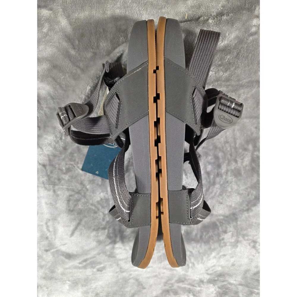 NWT Chaco‎ Lowdown Sandal Men's US 15 Gray Strap Adjustable